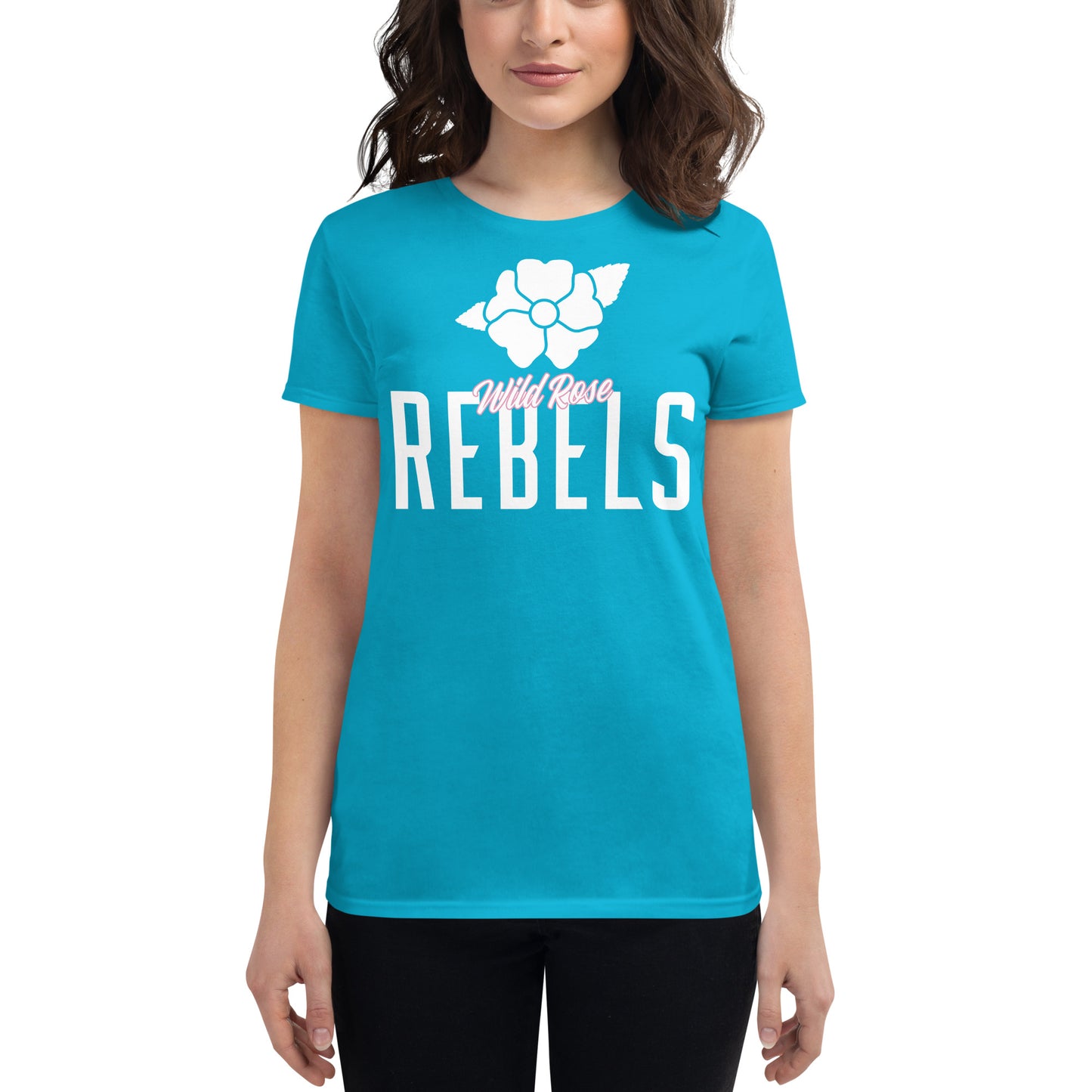 Wild Rose Rebels White - Alberta Prosperity Project - Women's short sleeve t-shirt