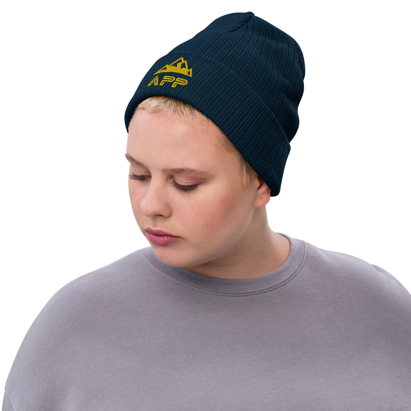 APP Ribbed knit beanie