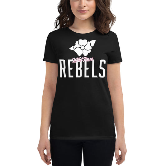 Wild Rose Rebels White - Alberta Prosperity Project - Women's short sleeve t-shirt