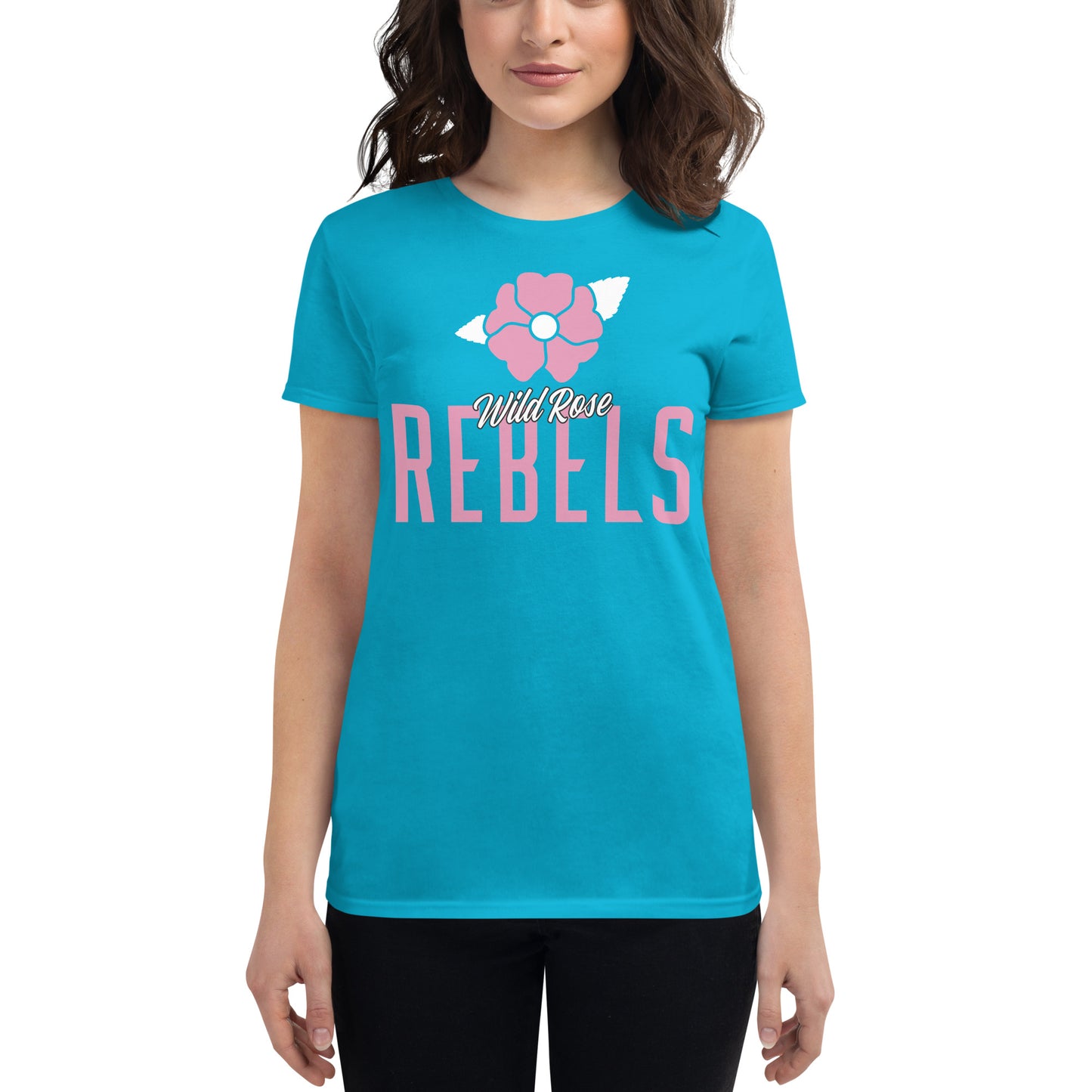 Wild Rose Rebels - Alberta Prosperity Project  Women's short sleeve t-shirt