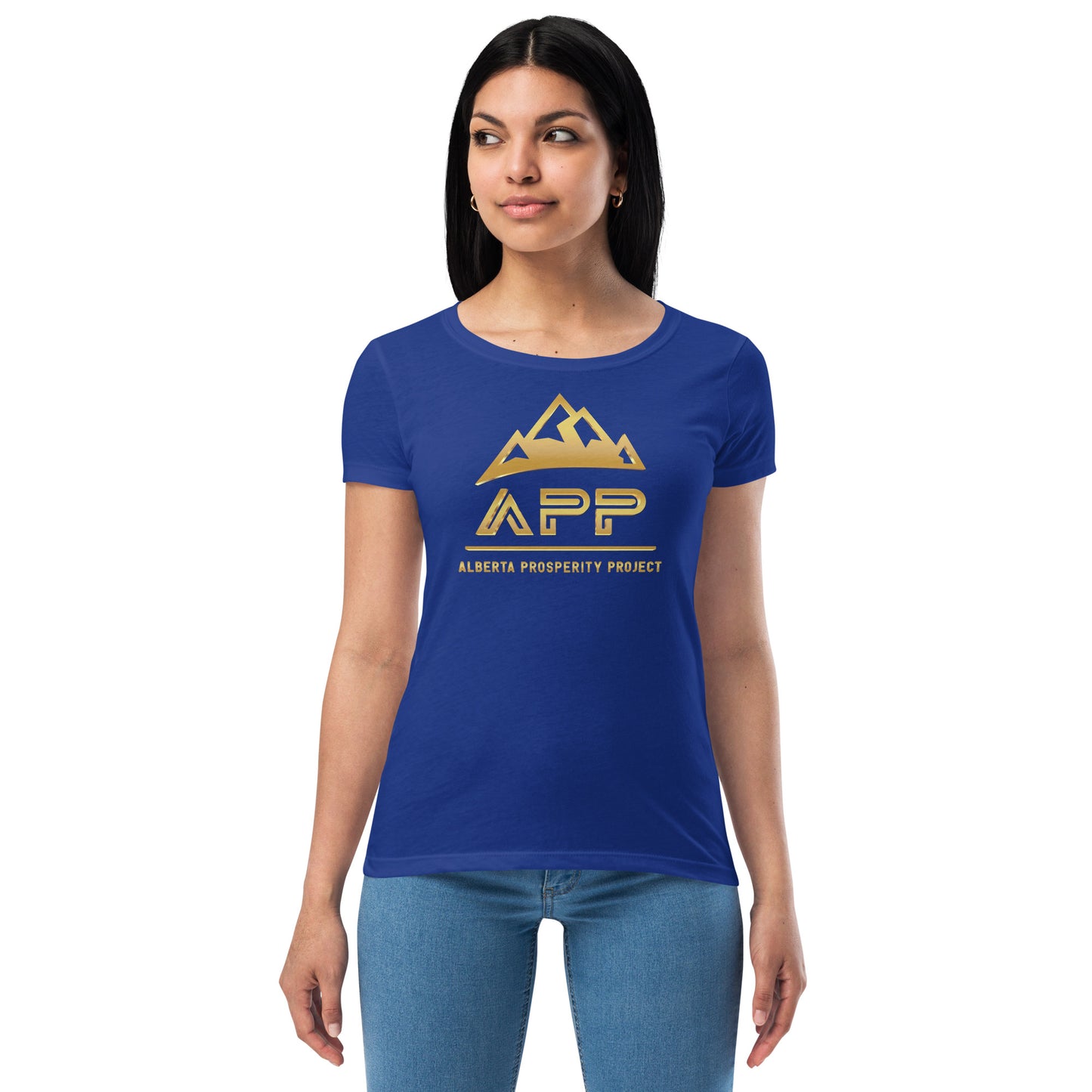 APP Women’s fitted t-shirt - Royal Blue